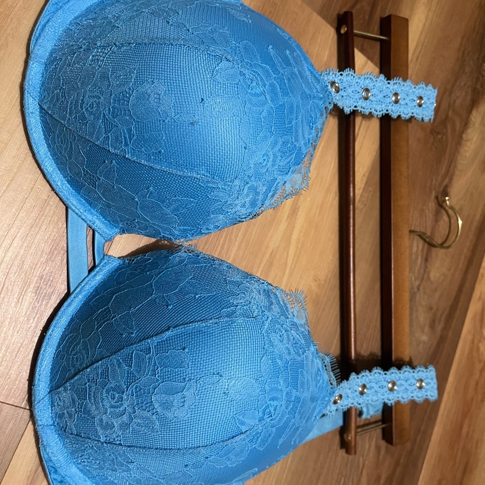 Victoria's Secret Blue Lace Bra